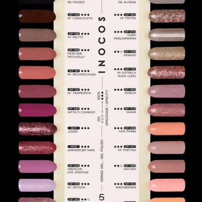 VERNIZ GEL INOCOS coleções 2024-2025