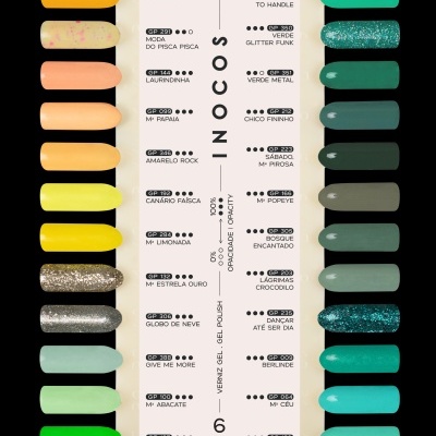 VERNIZ GEL INOCOS coleções 2024-2025