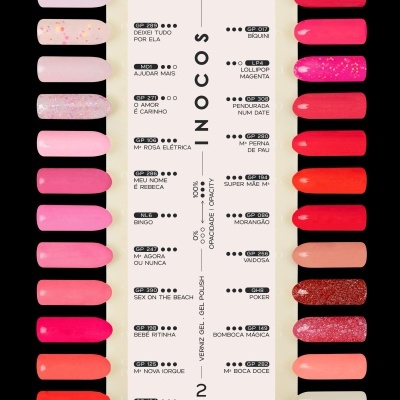 VERNIZ GEL INOCOS coleções 2024-2025