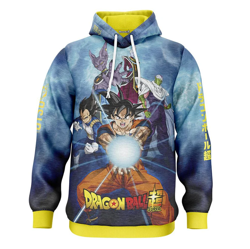 HOODIE DRAGON BALL SUPER GOKU VEGETA