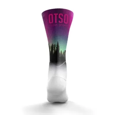 MULTISPORT FUNNY SOCKS HIGH CUT AURORA BOREAL