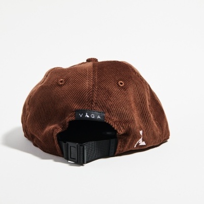 VÅGA CORDUROY CAP - BROWN