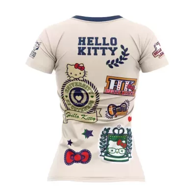 WOMEN'S SHORT SLEEVE SHIRT HELLO KITTY CHEERLEADING WOMEN'S SHORT SLEEVE SHIRT HELLO KITTY CHEERLEADING