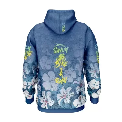 HOODIE SWIM BIKE RUN FLOWER
