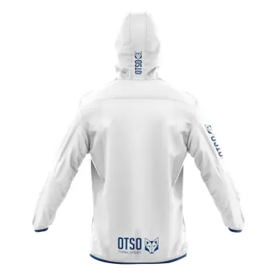 WATERPROOF JACKET WHITE & NAVY BLUE WATERPROOF JACKET WHITE & NAVY BLUE