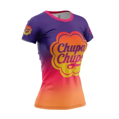 WOMEN'S SHORT SLEEVE SHIRT CHUPA CHUPS SUPER TASTY