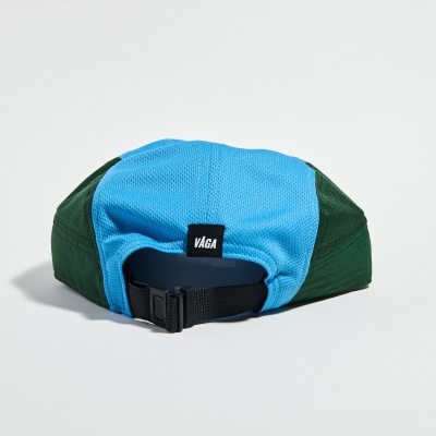 VÅGA CLUB CAP - BRIGHT BLUE / RACING GREEN / BRIGHT YELLOW