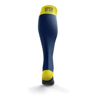 MULTISPORT RECOVERY SOCKS NAVY BLUE & FLUO YELLOW