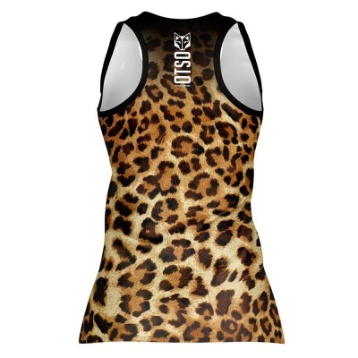 WOMEN'S SINGLET LEOPARD SKIN