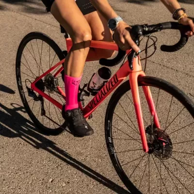 SOCKS ULTRALIGHT HIGH CUT FLUO PINK SOCKS ULTRALIGHT HIGH CUT FLUO PINK