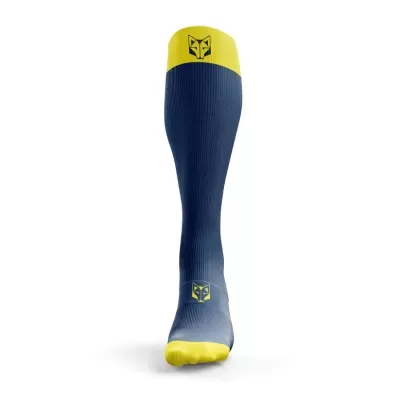 MULTISPORT RECOVERY SOCKS NAVY BLUE & FLUO YELLOW