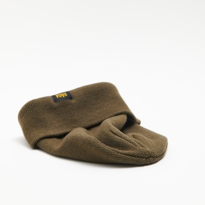 VÅGA FINE RIB BEANIE - UTILITY GREEN