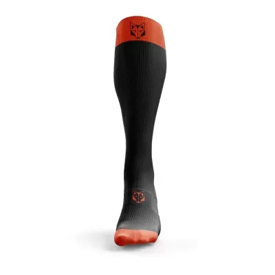 MULTISPORT RECOVERY SOCKS BLACK & FLUO ORANGE