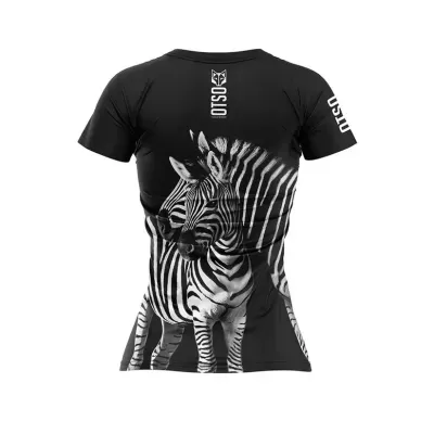 WOMEN'S SHORT SLEEVE SHIRT ZEBRA