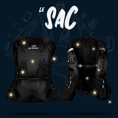 BACKPACK 7L "LE SAC" BLACK BACKPACK 7L "LE SAC" BLACK