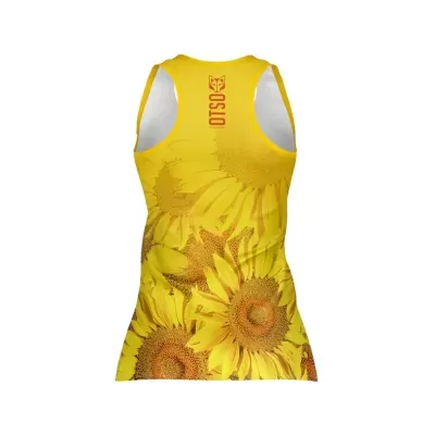 WOMEN'S SINGLET SUNFLOWER