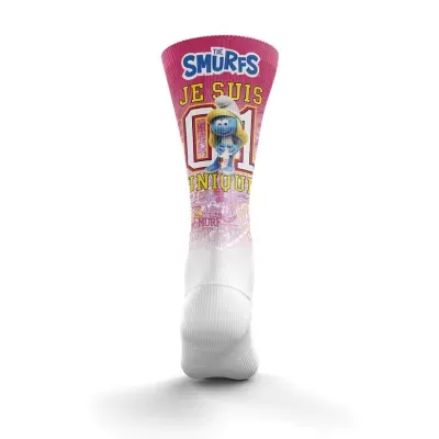 MULTISPORT FUNNY SOCKS HIGH CUT SMURFS HUGS