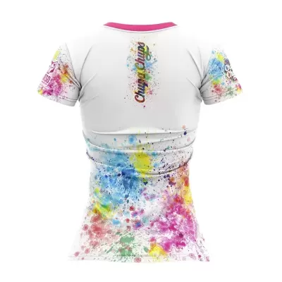 WOMEN'S SHORT SLEEVE SHIRT CHUPA CHUPS PAINT WOMEN'S SHORT SLEEVE SHIRT CHUPA CHUPS PAINT