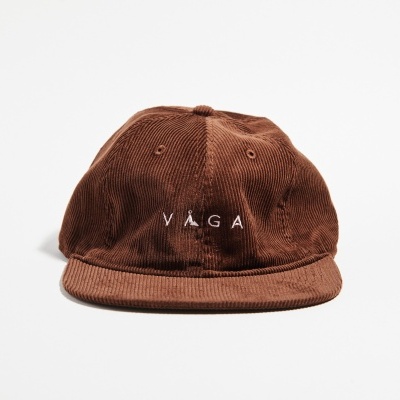 VÅGA CORDUROY CAP - BROWN