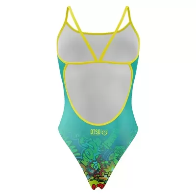 WOMEN'S SWIMSUIT CHUPA CHUPS COMIC