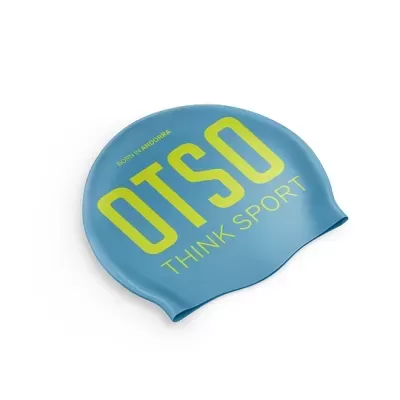 SWIM CAP LIGHT BLUE & FLUO YELLOW SWIM CAP LIGHT BLUE & FLUO YELLOW