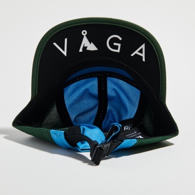 VÅGA CLUB CAP - BRIGHT BLUE / RACING GREEN / BRIGHT YELLOW
