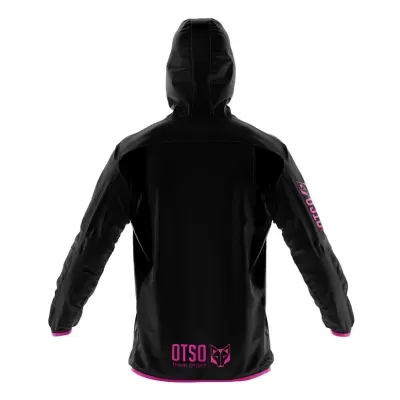 WATERPROOF JACKET BLACK & FLUO PINK WATERPROOF JACKET BLACK & FLUO PINK