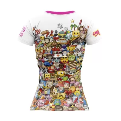 WOMEN'S SHORT SLEEVE SHIRT EMOJI BIG WAVE WOMEN'S SHORT SLEEVE SHIRT EMOJI BIG WAVE