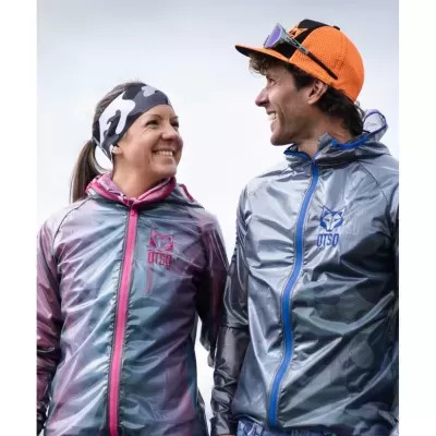 WATERPROOF JACKET BLACK & FLUO PINK WATERPROOF JACKET BLACK & FLUO PINK