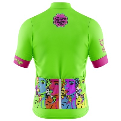 WOMEN'S SHORT SLEEVE CYCLING JERSEY CHUPACHUPS WARHOOL
