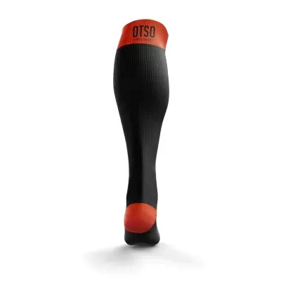 MULTISPORT RECOVERY SOCKS BLACK & FLUO ORANGE