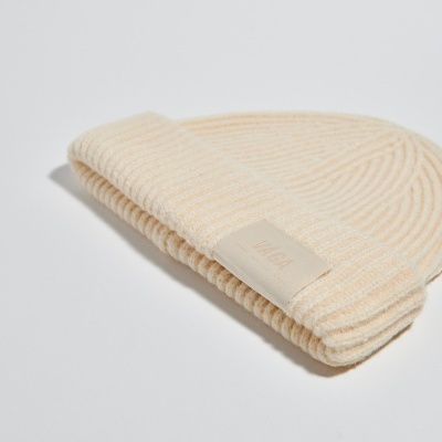 MID WEIGHT BEANIE - ECRU