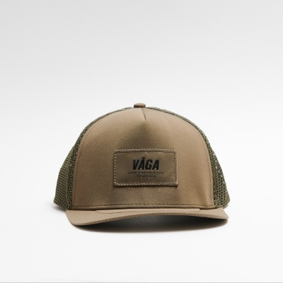VÅGA OPEN MESH TRUCKER CAP - TAUPE