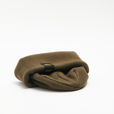 VÅGA FINE RIB BEANIE - UTILITY GREEN