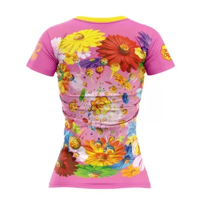 WOMEN'S SHORT SLEEVE SHIRT CHUPA CHUPS FLAVOURS WORLD
