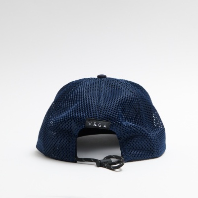 VÅGA OPEN MESH TRUCKER CAP - NAVY BLUE