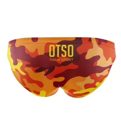 MEN'S SWIMSUIT CAMO ORANGE