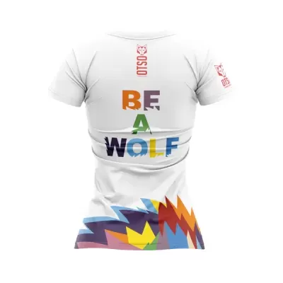 WOMEN'S SHORT SLEEVE SHIRT BE A WOLF