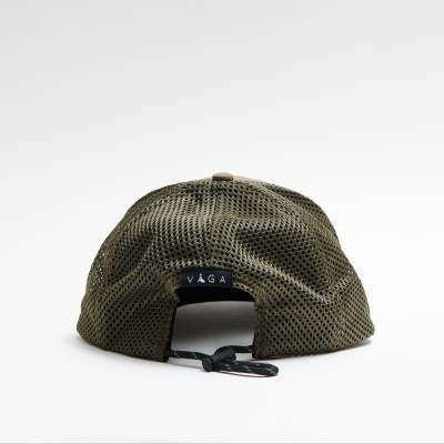 VÅGA OPEN MESH TRUCKER CAP - TAUPE