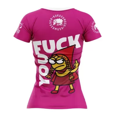 WOMEN'S SHORT SLEEVE SHIRT KUKUXUMUSU FUCK YOU