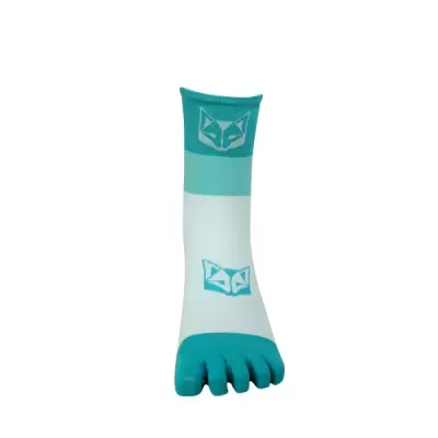 5 TOE SOCKS GREEN