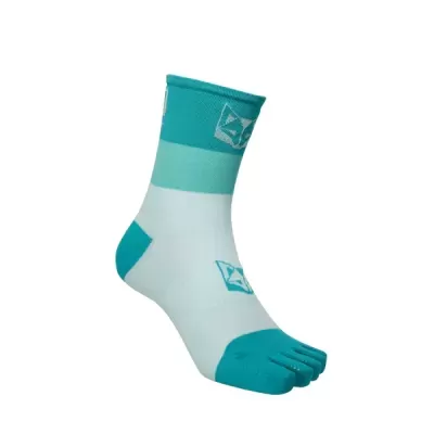 5 TOE SOCKS GREEN