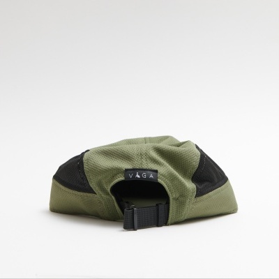 VÅGA CLUB CAP - UTILITY GREEN / BLACK