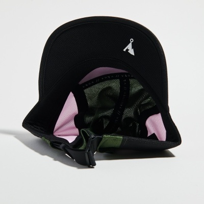 VÅGA CLUB CAP - UTILITY GREEN / BLACK / LIGHT PINK