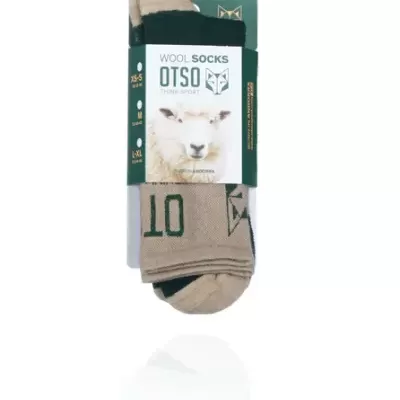 WOOL SOCKS HIGH CUT GREEN LEAF WOOL SOCKS HIGH CUT GREEN LEAF