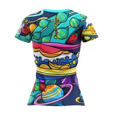 WOMEN'S SHORT SLEEVE SHIRT CHUPA CHUPS SPACE