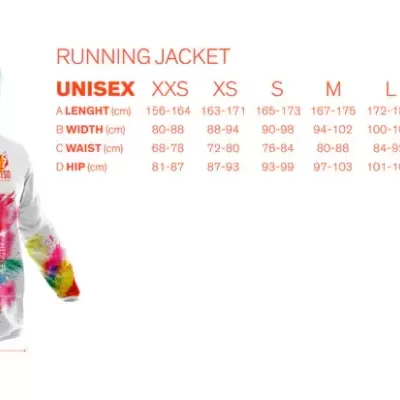 UNISEX RUNNING JACKET BLACK