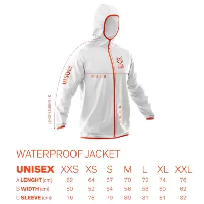 WATERPROOF JACKET BLACK & FLUO PINK WATERPROOF JACKET BLACK & FLUO PINK