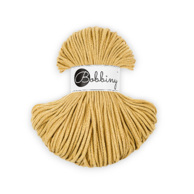 Fio de algodão entrançado 3mm "Bobbiny" | Honey