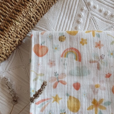 Musselina Primavera florida